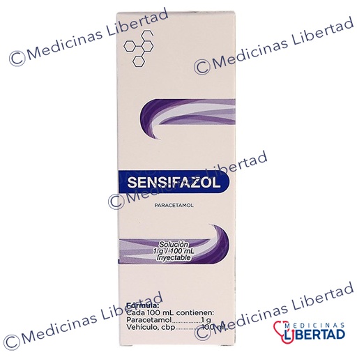 [7506022328335] SENSIFAZOL PARACETAMOL 1G SOLUCION INY.