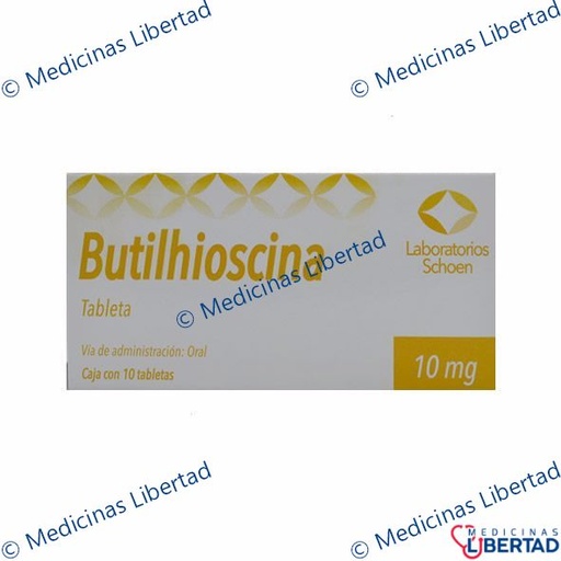 [821998000601] BUTILHIOSCINA 10MG SCHOEN TAB C/10