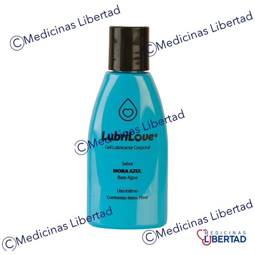 [7503007662453] LUBRICANTE LUBRILOVE MORA AZUL 75 ML