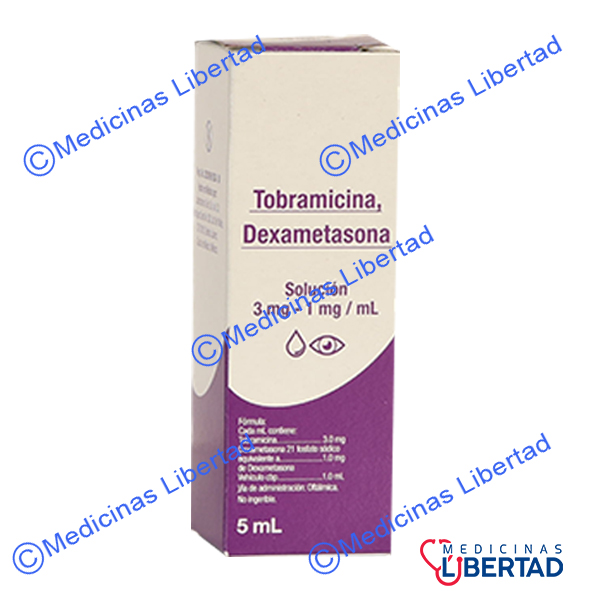 TOBRAMICINA DEXAMETASONA GRIN SOLUCION GOTAS 5 ML