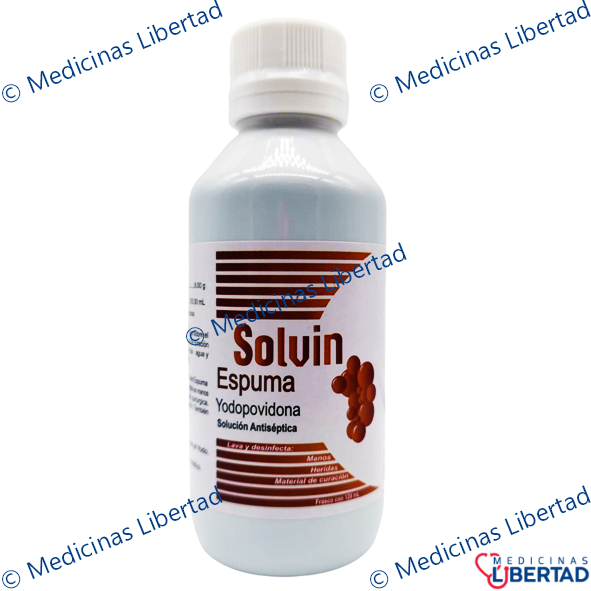 SOLVIN ESPUMA (SOLUCION ANTISEPTICA) 120ML