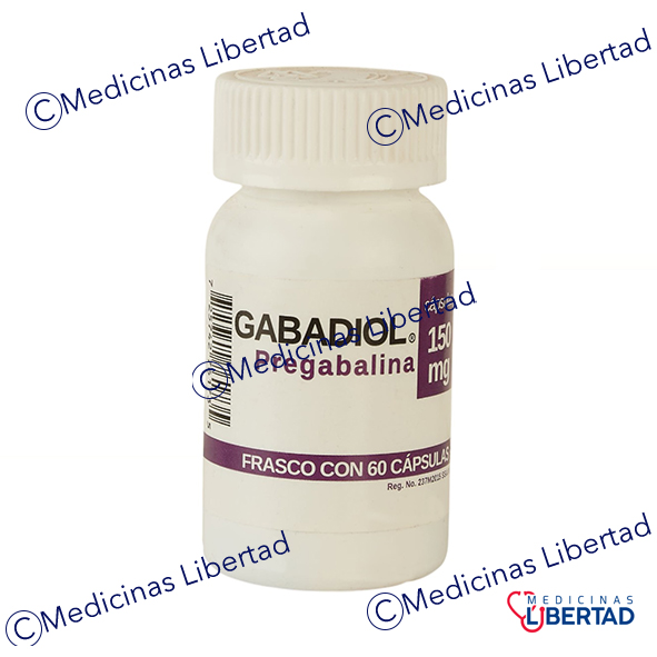 GABADIOL ( PREGABALINA ) 150 MG C/60 CAPSULAS