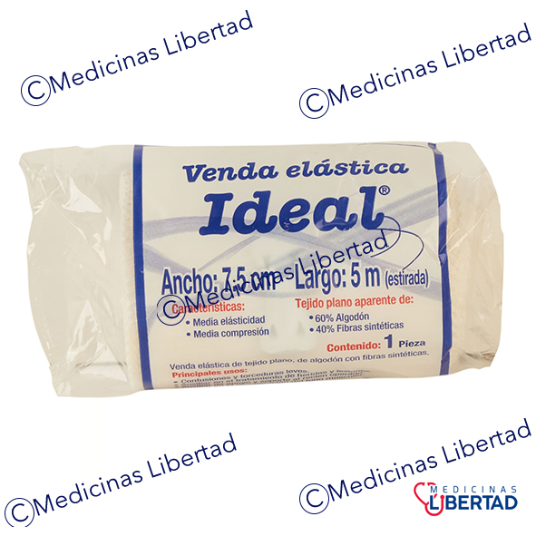 VENDA ELASTICA 7.5 CMS IDEAL  PIEZA