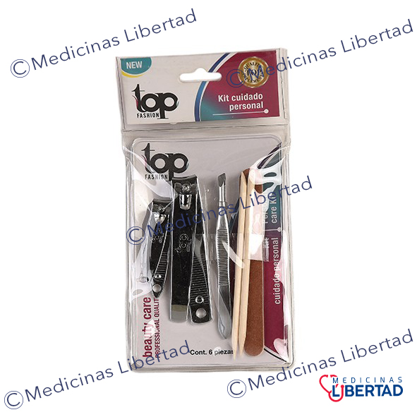 TOP FASHION KIT CUIDADO PERSONAL C/6