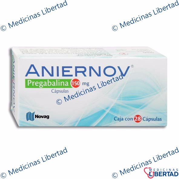 ANIERNOV 150 Mg CAPSULAS C/28