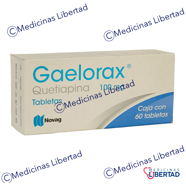GAELORAX TAB C/60 (QUETIAPINA)