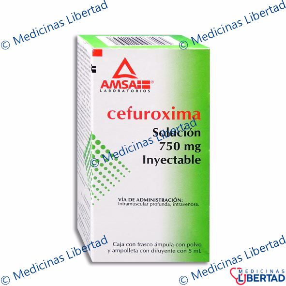 CEFUROXIMA 750 MG C/1 AMSA