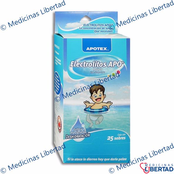 ELECTROLITOS APO POLVO EN SOBRES C/25