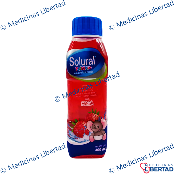 SOLURAL PEDIATRICO FRESA - Solucion - 300 ml