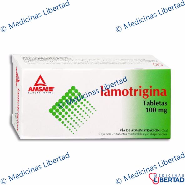 LAMOTRIGINA AMSA 100 MG TABLETAS C/28