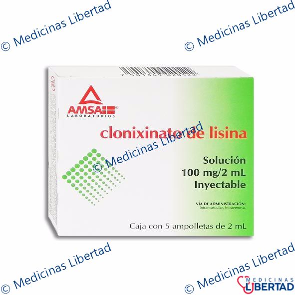 CLONIXINATO DE LISINA AMSA - Solucion Inyectable - c/5