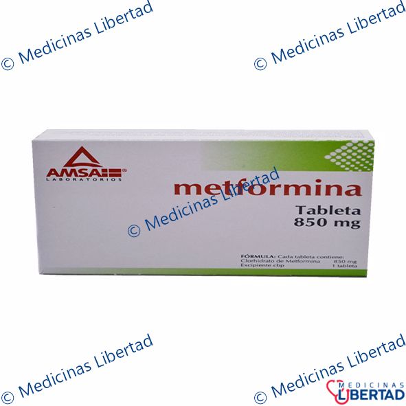 METFORMINA 850MG GI AMSA TABLETAS C/30