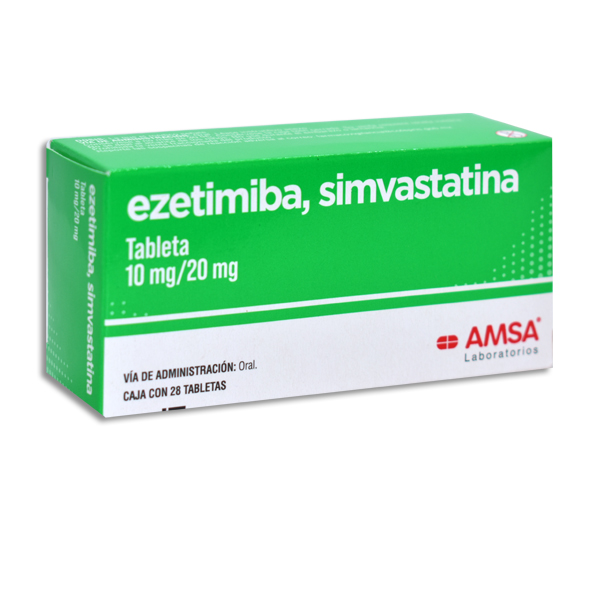 EZETIMIBA SIMBASTATINA AMSA Tabletas c/28
