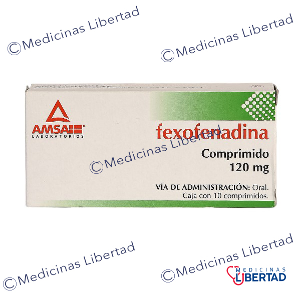 FEXOFENADINA 120MG AMSA C/10