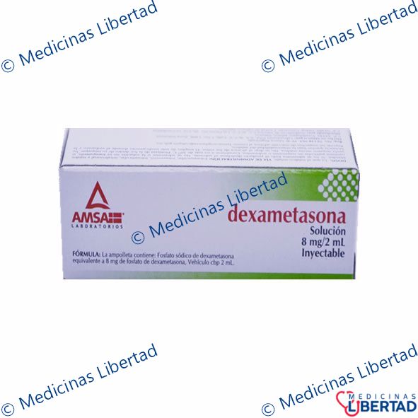 DEXAMETASONA 8 MG/2ML AMSA - Solución Inyectable - c/1