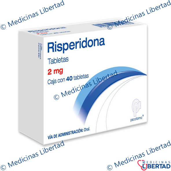 RISPERIDONA PSICOFARMA 2MG TAB C/40