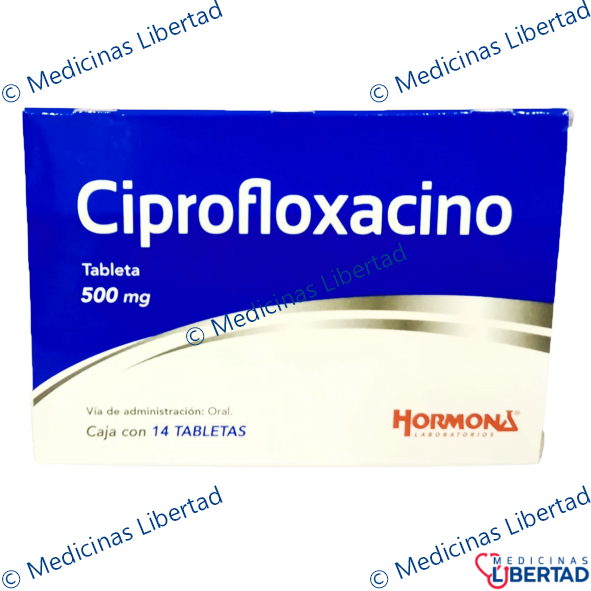 CIPROFLOXACINO HORMONA 500 MG TAB C/14