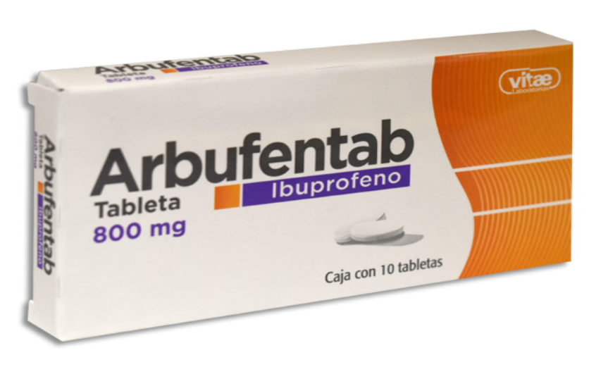 ARBUFENTAB (IBUPROFENO) 800MG TABLETAS C/10