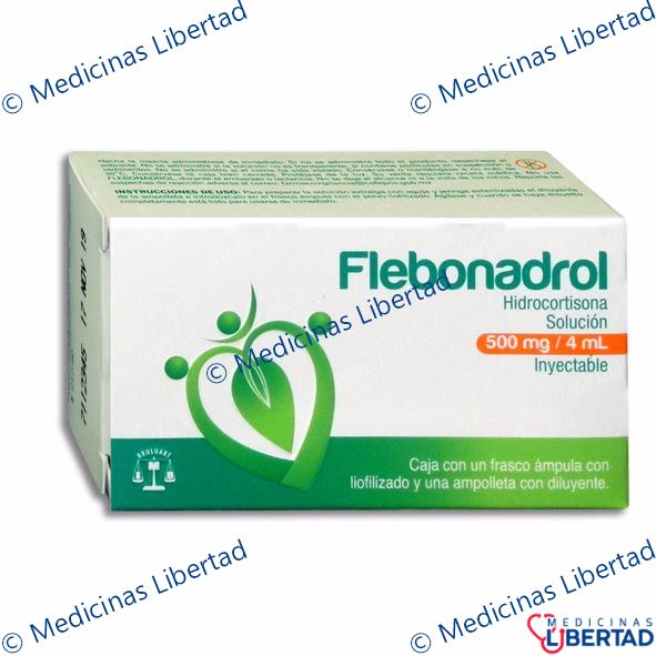 FLEBONADROL ( HIDROCORTISONA )  - SOL INY - C/1