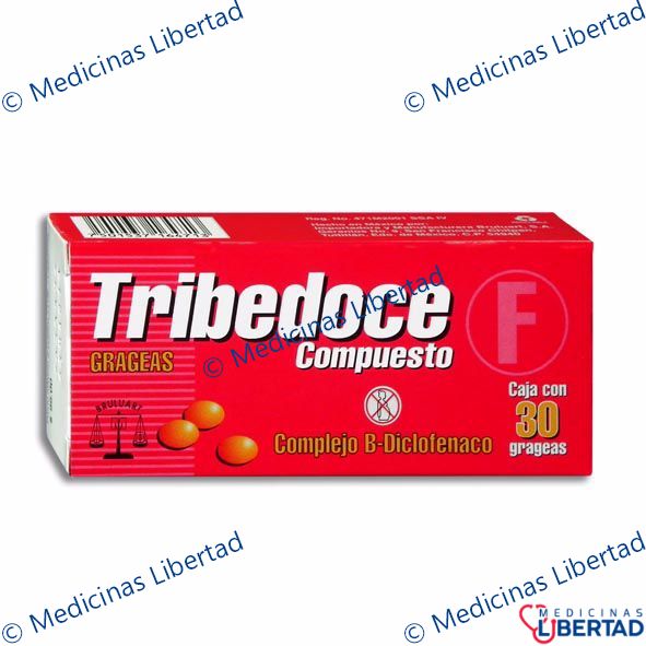 TRIBEDOCE COMPUESTO F - Grageas- c/30