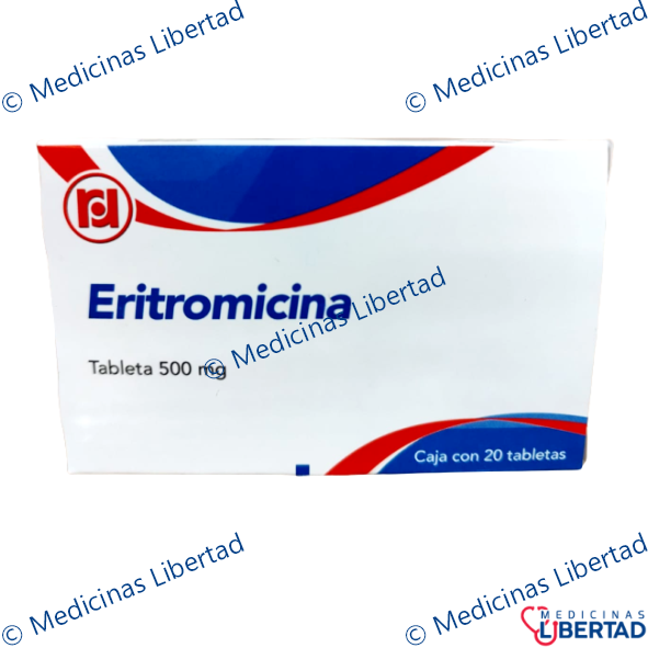 ERITROMICINA 500MG RANDALL TAB C/20