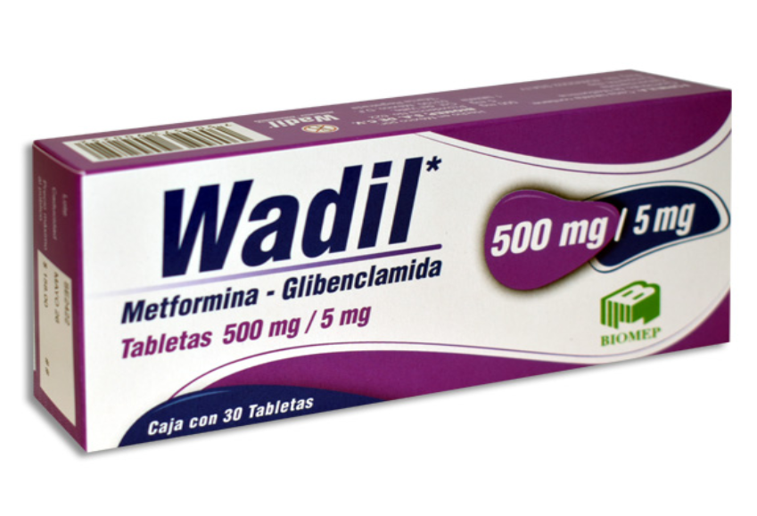 WADIL TABLETAS 500/5MG  C/30
