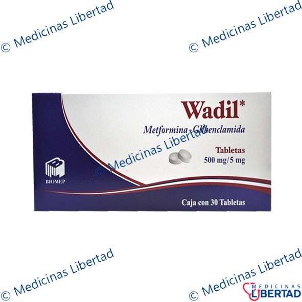 WADIL TABLETAS 500/5MG  C/30