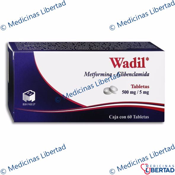 WADIL 500/5 MG Tabletas c/ 60