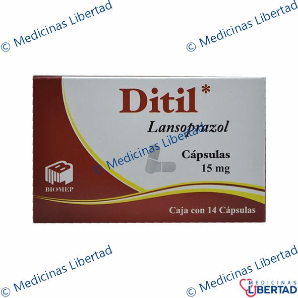 DITIL 15 MG  C/14 CAPSULAS