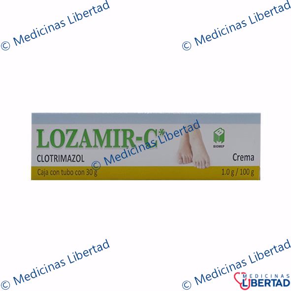 LOZAMIR-C 1% CREMA C/30GR. (CLOTRIMAZOL)