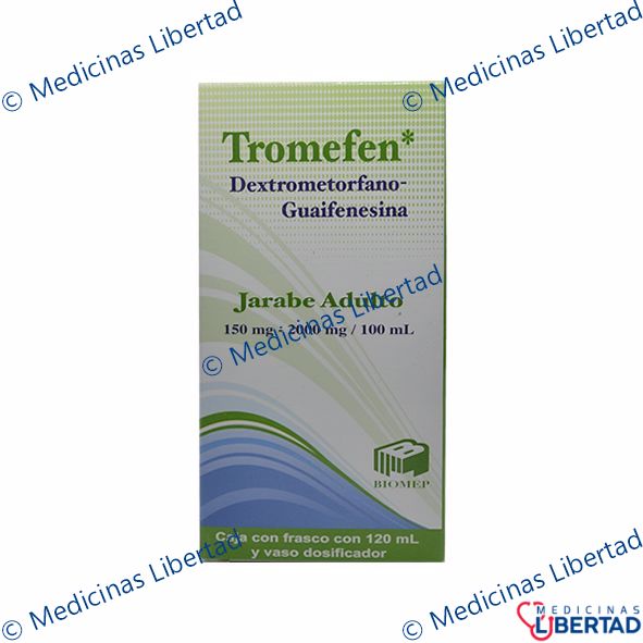 TROMEFEN ( DEXTROMETORFANO, GUAIFENESINA ) ADTO SUSP 120ML