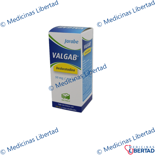 VALGAB (DESLORATADINA) 120 ML.