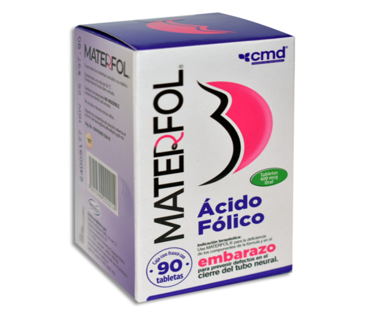 MATERFOL - Tabletas - c/90