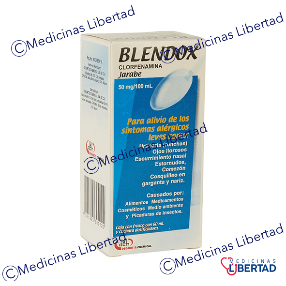 BLENDOX (CLORFENAMINA ) - JARABE - 60 ml