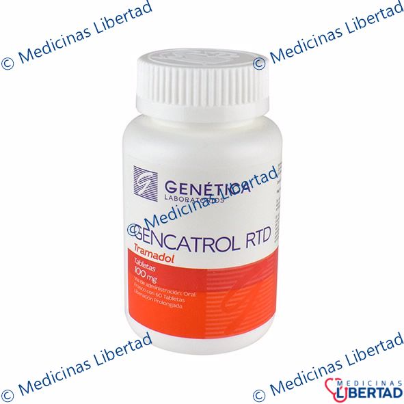 GENCATROL RTD 100 MG Tabletas  c/60