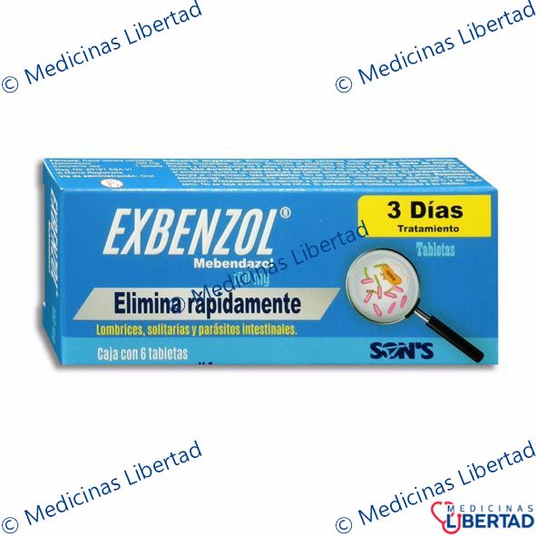EXBENZOL TABLETAS  C/6