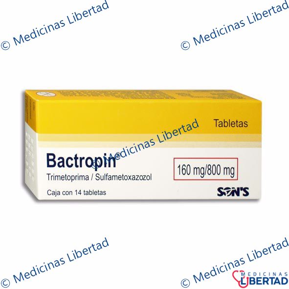 BACTROPIN TABLETAS 160/800  C/14