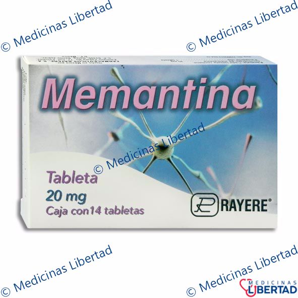 MEMANTINA 20MG RAYERE Tabletas c/14