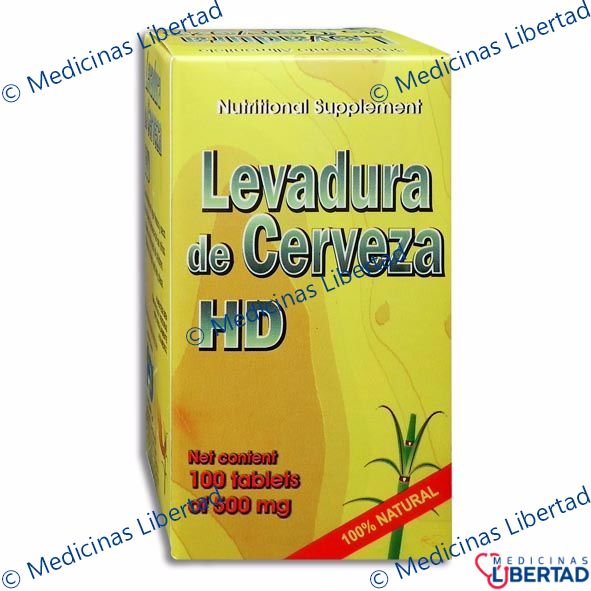 LEVADURA DE CERVEZA HD-TABLETAS  C/100