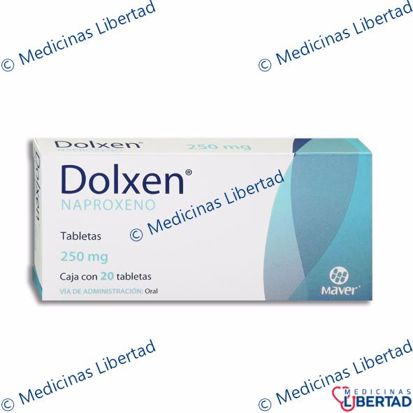 DOLXEN 250MG TABLETAS  C/20