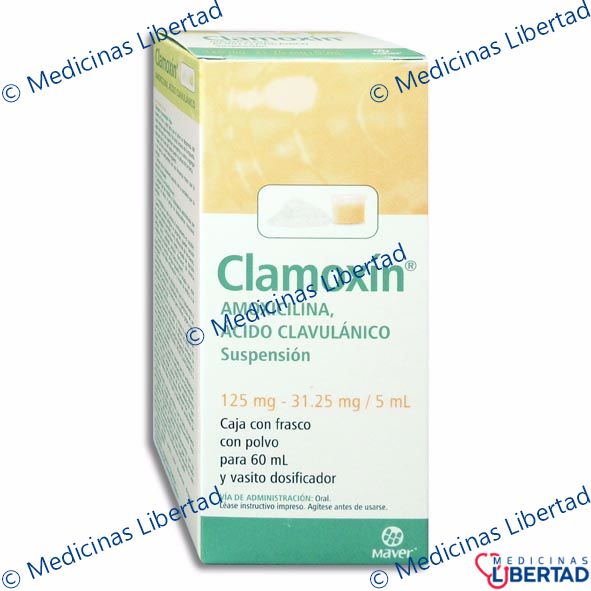 CLAMOXIN 125/31.25MG SUSPENSION 60 ML