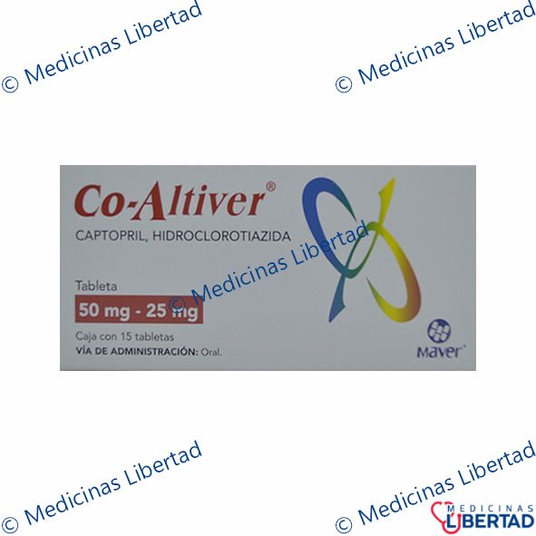 CO ALTIVER 50/25MG TABLETAS  C/15