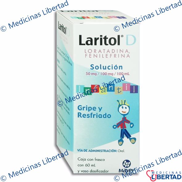 LARITOL D INFANTIL  JARABE 60ML.