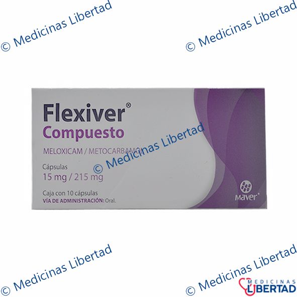 FLEXIVER COMPUESTO 15/215MG Capsulas c/10