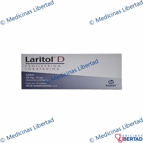 LARITOL D Tabletas c/10
