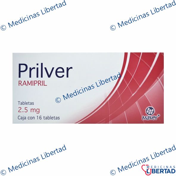 PRILVER 2.5MG TABLETAS C/16