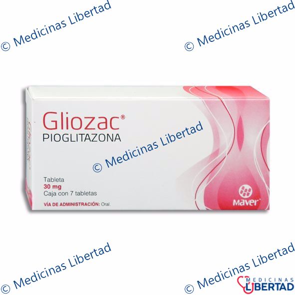 GLIOZAC 30MG Tabletas c/7