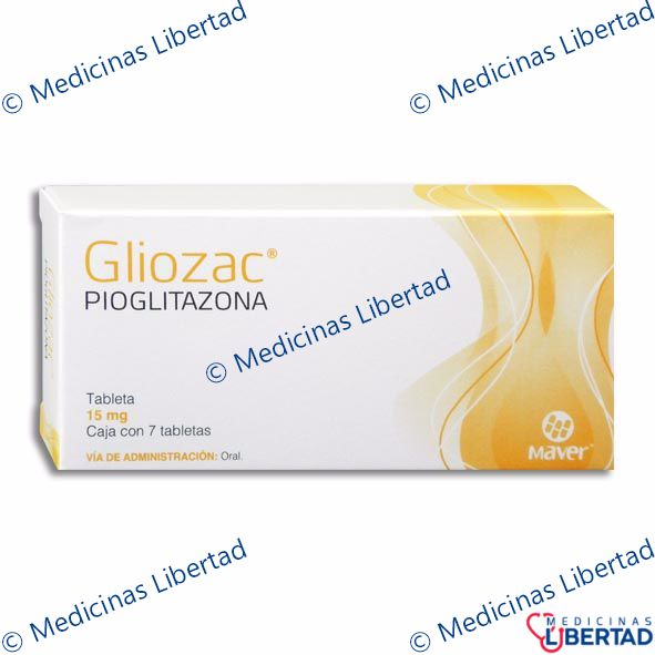 GLIOZAC 15 MG Tabletas c/7