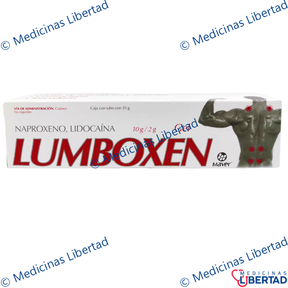 LUMBOXEN ROJO gel rojo 35g