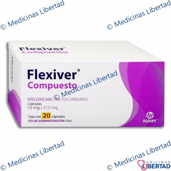 FLEXIVER COMPUESTO 15MG / 215MG CAPSULAS C/20